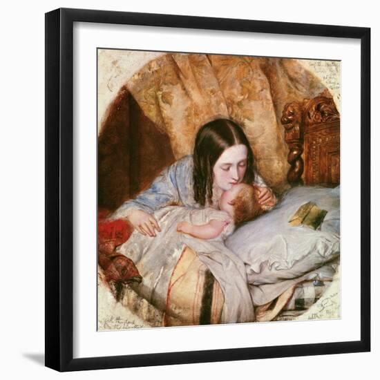 The Good Night Kiss-Edward Robert Hughes-Framed Giclee Print