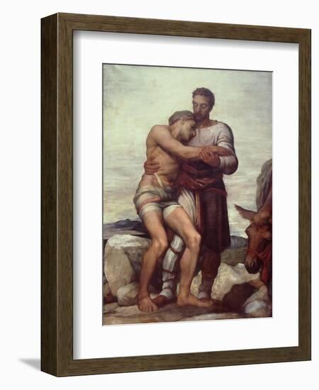 The Good Samaritan, 1852-George Frederick Watts-Framed Giclee Print