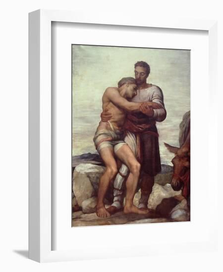 The Good Samaritan, 1852-George Frederick Watts-Framed Giclee Print