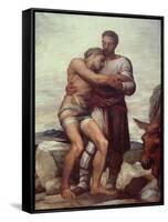 The Good Samaritan, 1852-George Frederick Watts-Framed Stretched Canvas