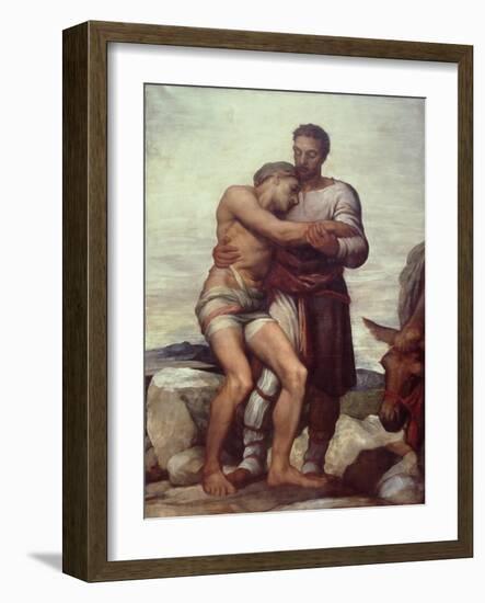 The Good Samaritan, 1852-George Frederick Watts-Framed Giclee Print