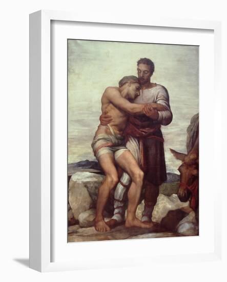 The Good Samaritan, 1852-George Frederick Watts-Framed Giclee Print