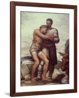 The Good Samaritan, 1852-George Frederick Watts-Framed Giclee Print