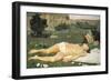 The Good Samaritan, 1886-Ferdinand Hodler-Framed Premium Giclee Print