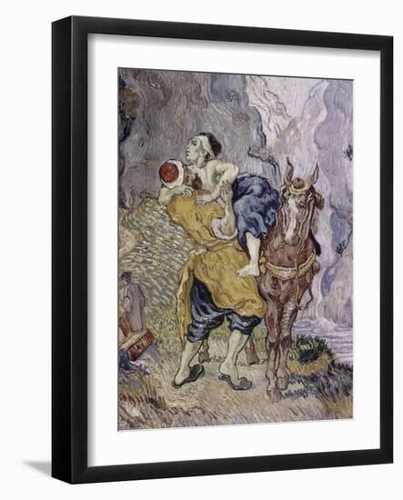 The Good Samaritan, 1890-Vincent van Gogh-Framed Giclee Print