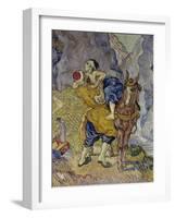 The Good Samaritan (After Delacroix), 1890-Vincent van Gogh-Framed Giclee Print