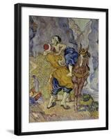 The Good Samaritan (After Delacroix), 1890-Vincent van Gogh-Framed Giclee Print