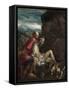 The Good Samaritan, Ca 1562-1563-Jacopo Bassano-Framed Stretched Canvas