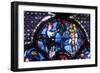 The Good Samaritan Window, Chartres Cathedral, France, 13th Century-null-Framed Photographic Print