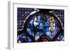 The Good Samaritan Window, Chartres Cathedral, France, 13th Century-null-Framed Photographic Print