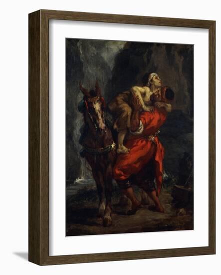 The Good Samaritan-Eugene Delacroix-Framed Giclee Print