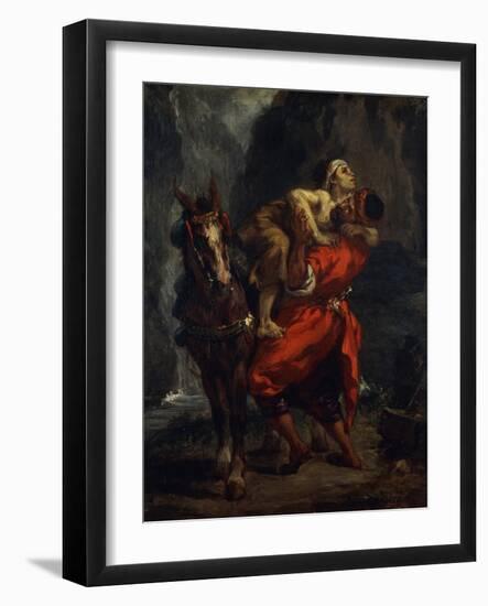 The Good Samaritan-Eugene Delacroix-Framed Giclee Print