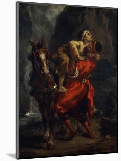 The Good Samaritan-Eugene Delacroix-Mounted Giclee Print