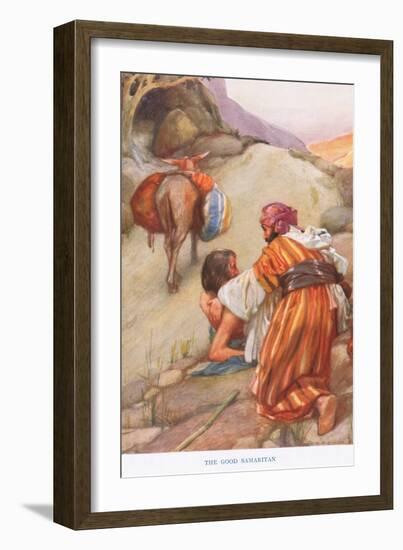 The Good Samaritan-Arthur A. Dixon-Framed Giclee Print