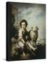 The Good Shepherd, C.1660, 123X101Cm-Bartolome Esteban Murillo-Stretched Canvas