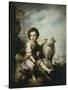 The Good Shepherd, C.1660, 123X101Cm-Bartolome Esteban Murillo-Stretched Canvas