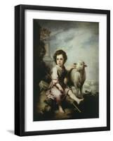 The Good Shepherd, C.1660, 123X101Cm-Bartolome Esteban Murillo-Framed Giclee Print