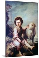The Good Shepherd, C1650-Bartolomé Esteban Murillo-Mounted Giclee Print
