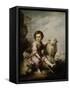 The Good Shepherd, Ca. 1660, Spanish School-Bartolome Esteban Murillo-Framed Stretched Canvas