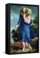 The Good Shepherd, circa 1650-60-Philippe De Champaigne-Framed Stretched Canvas