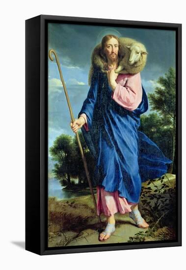 The Good Shepherd, circa 1650-60-Philippe De Champaigne-Framed Stretched Canvas