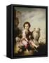 The Good Shepherd, circa 1650-Bartolome Esteban Murillo-Framed Stretched Canvas