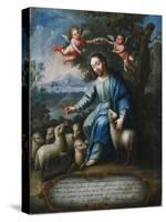 The Good Shepherd, El Buen Pastor, 1765-Miguel Cabrera-Stretched Canvas