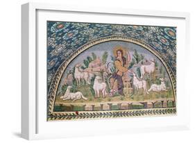 The Good Shepherd, Lunette from Above the Entrance-null-Framed Giclee Print