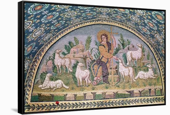 The Good Shepherd, Lunette from Above the Entrance-null-Framed Stretched Canvas