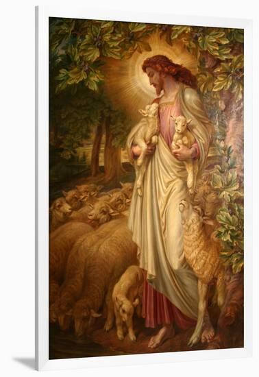 The Good Shepherd-Frederick James Shields-Framed Giclee Print