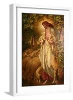 The Good Shepherd-Frederick James Shields-Framed Premium Giclee Print