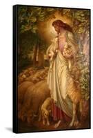 The Good Shepherd-Frederick James Shields-Framed Stretched Canvas