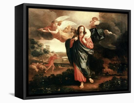 The Good Shepherd-Philippe De Champaigne-Framed Stretched Canvas