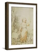 The Good Shepherd-Bartolome Esteban Murillo-Framed Giclee Print