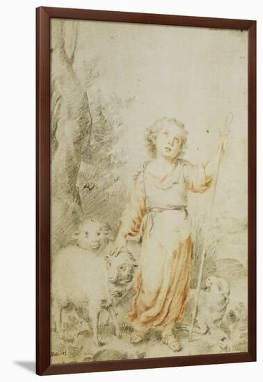 The Good Shepherd-Bartolome Esteban Murillo-Framed Giclee Print