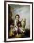 The Good Shepherd-Bartolome Esteban Murillo-Framed Giclee Print