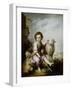 The Good Shepherd-Bartolome Esteban Murillo-Framed Giclee Print