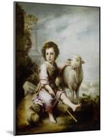 The Good Shepherd-Bartolome Esteban Murillo-Mounted Giclee Print