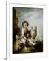 The Good Shepherd-Bartolome Esteban Murillo-Framed Giclee Print