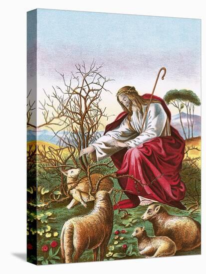 The Good Shepherd-English-Stretched Canvas