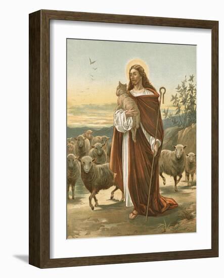 The Good Shepherd-John Lawson-Framed Giclee Print