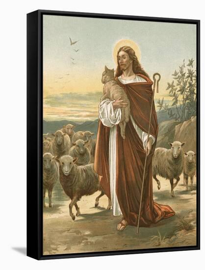 The Good Shepherd-John Lawson-Framed Stretched Canvas