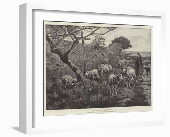 The Good Shepherd-null-Framed Giclee Print