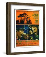 The Good, The Bad and The Ugly, Italian Movie Poster, 1966-null-Framed Art Print