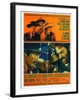 The Good, The Bad and The Ugly, Italian Movie Poster, 1966-null-Framed Art Print