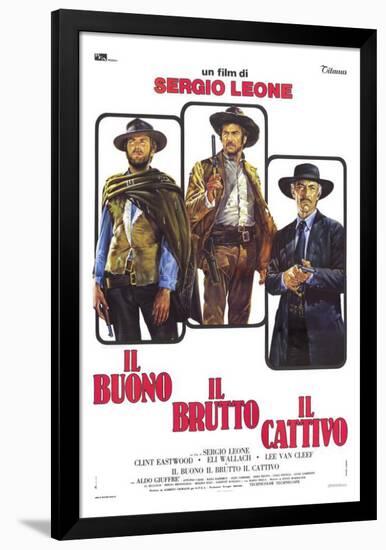 The Good, The Bad and The Ugly - Italian Style-null-Framed Poster