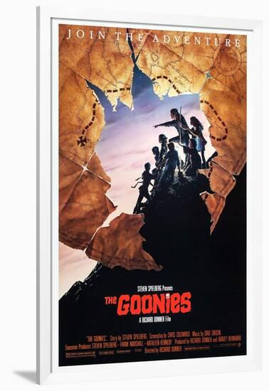 THE GOONIES [1985], directed by RICHARD DONNER.-null-Framed Giclee Print