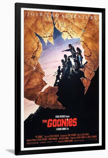 THE GOONIES [1985], directed by RICHARD DONNER.-null-Framed Giclee Print