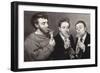 The Goons: Spike Milligan, Peter Sellers, Harry Secombe-Pat Nicolle-Framed Premium Giclee Print