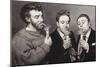 The Goons: Spike Milligan, Peter Sellers, Harry Secombe-Pat Nicolle-Mounted Premium Giclee Print